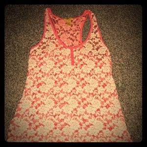 4 for $20 💥 cute lace tank top size 1XL
